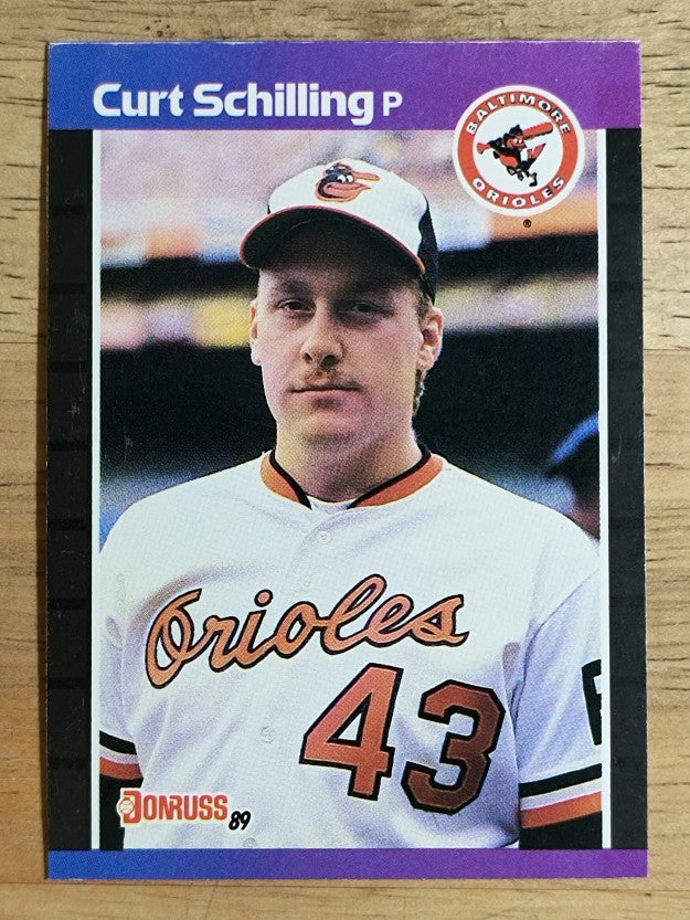 1989 Donruss #635 Curt Schilling DP RC (EX)