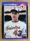 1989 Donruss #635 Curt Schilling DP RC (EX)