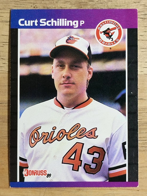 1989 Donruss #635 Curt Schilling DP RC (EX)