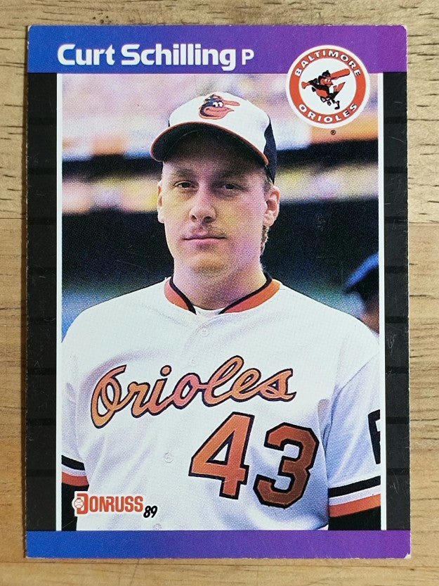 1989 Donruss #635 Curt Schilling DP RC (EX)