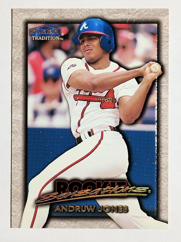 1998 Fleer Tradition Rookie Sensations #13 Andruw Jones