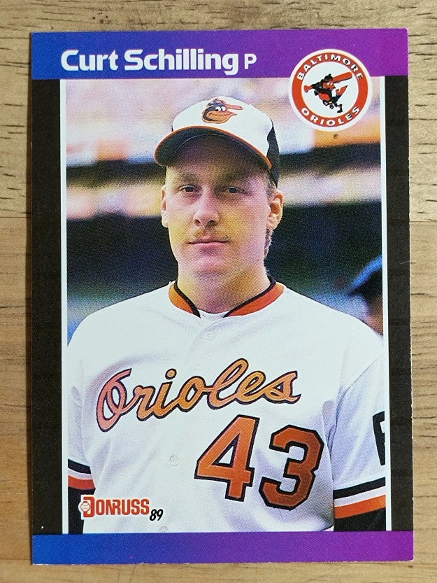 1989 Donruss #635 Curt Schilling DP RC (EX)