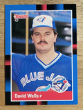 1988 Donruss #640 David Wells RC