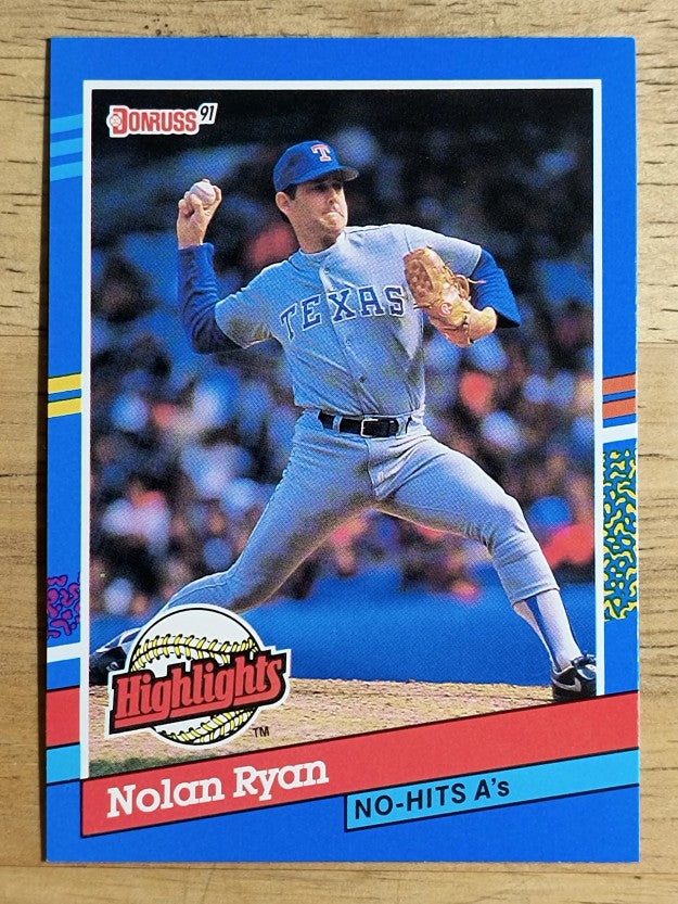 1991 Donruss Bonus Cards #BC3 Nolan Ryan NH