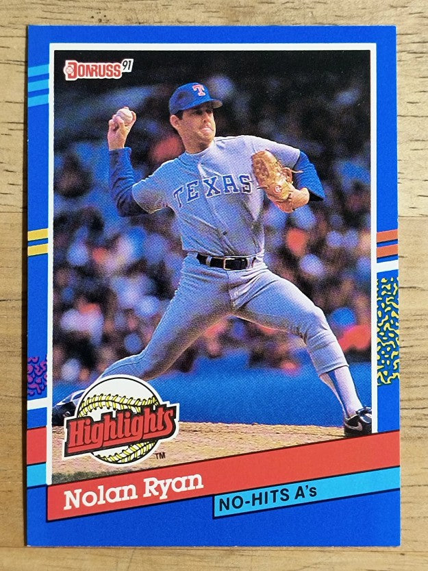 1991 Donruss Bonus Cards #BC3 Nolan Ryan NH