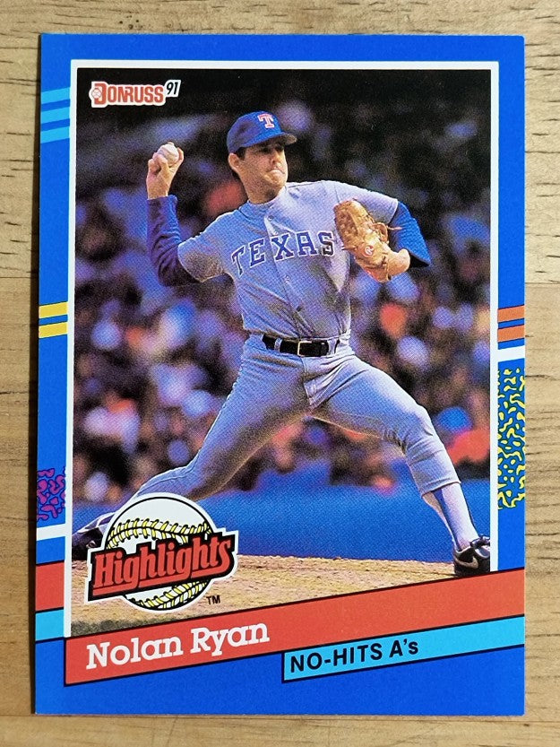 1991 Donruss Bonus Cards #BC3 Nolan Ryan NH
