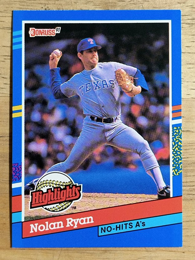 1991 Donruss Bonus Cards #BC3 Nolan Ryan NH