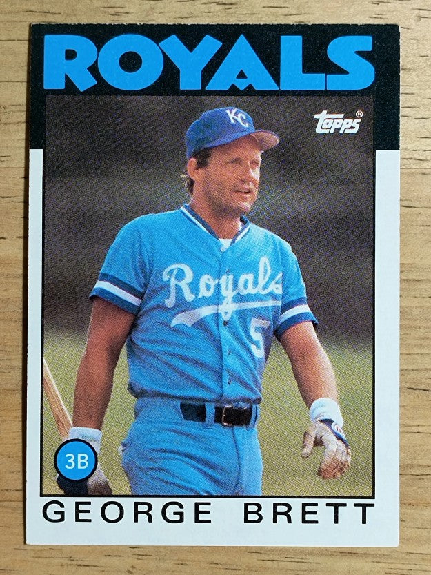 1986 Topps #300 George Brett