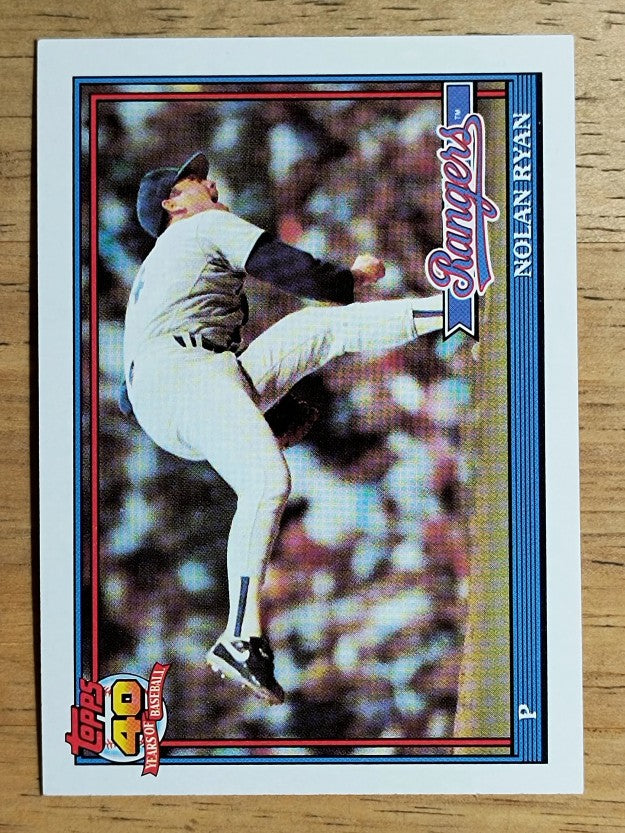 1991 Topps #1 Nolan Ryan