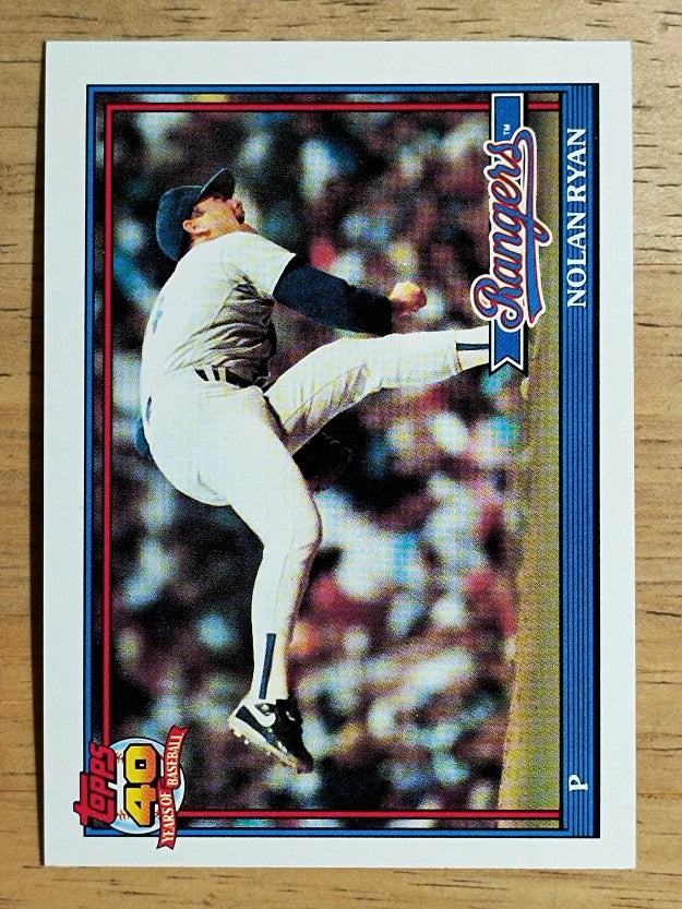 1991 Topps #1 Nolan Ryan