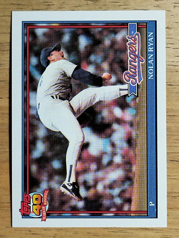 1991 Topps #1 Nolan Ryan