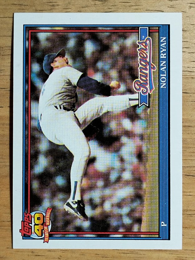 1991 Topps #1 Nolan Ryan