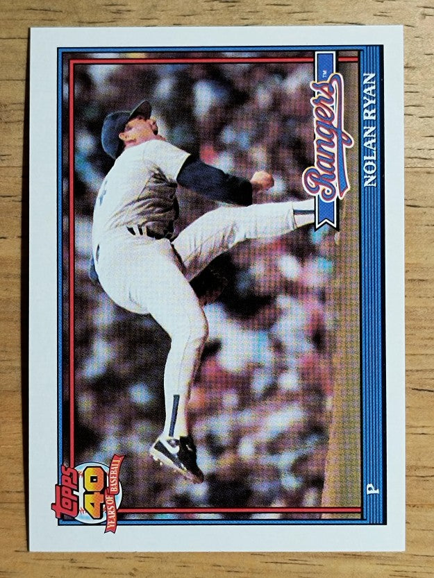 1991 Topps #1 Nolan Ryan