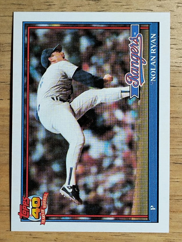 1991 Topps #1 Nolan Ryan