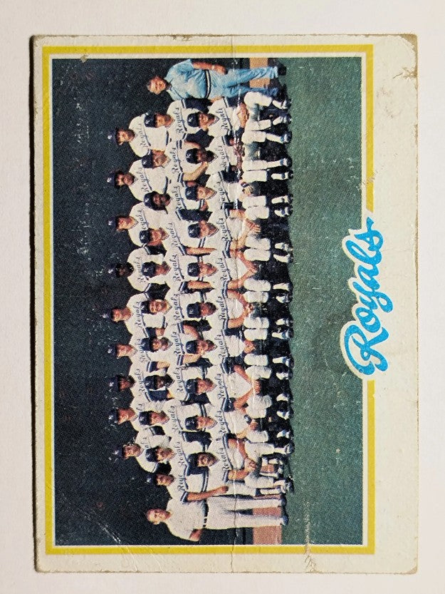 1978 Topps #724 Kansas City Royals CL (POOR)