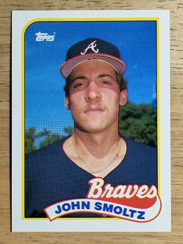 1989 Topps #382 John Smoltz RC