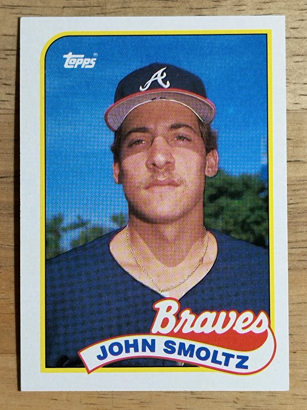 1989 Topps #382 John Smoltz RC