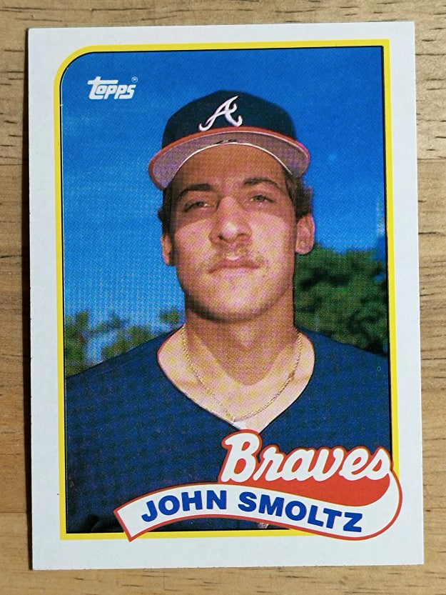1989 Topps #382 John Smoltz RC