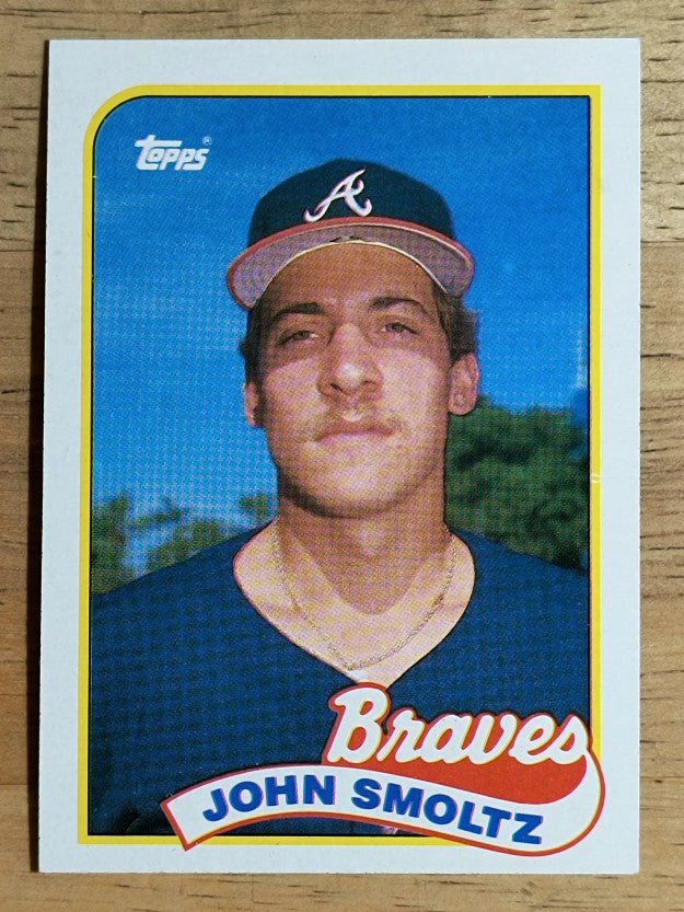 1989 Topps #382 John Smoltz RC