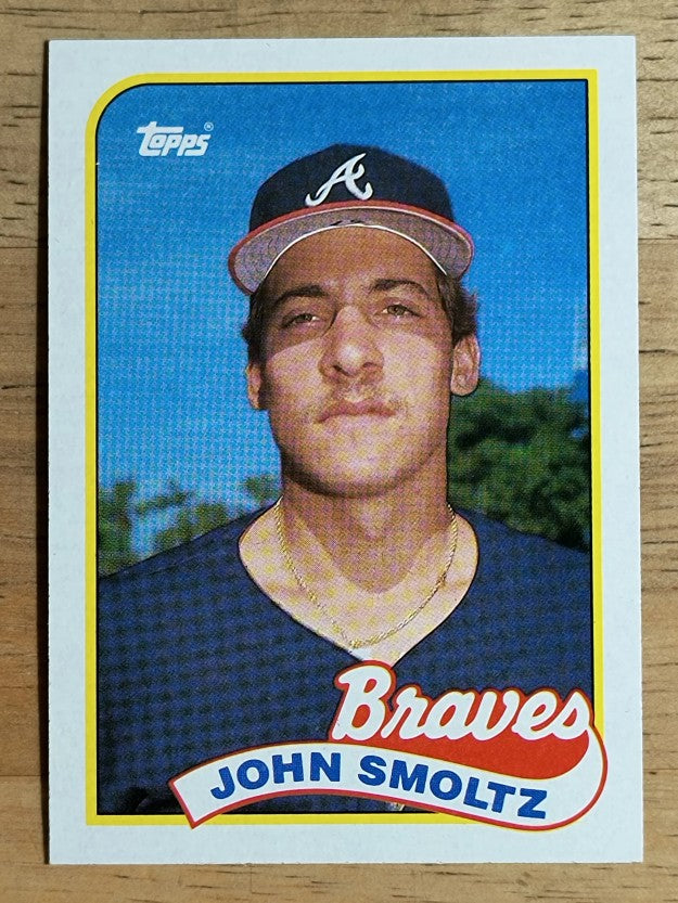 1989 Topps #382 John Smoltz RC