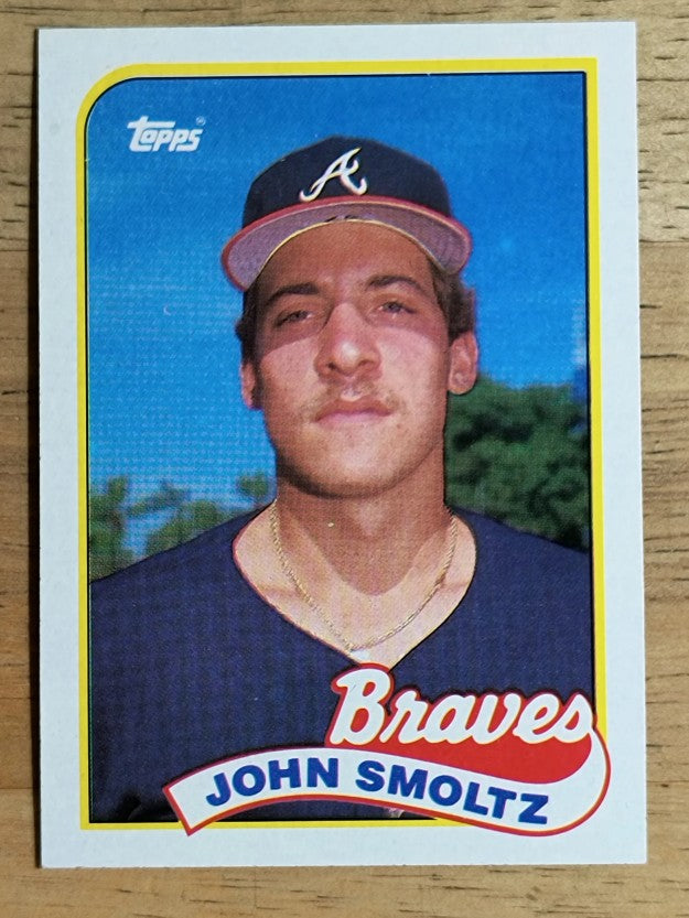 1989 Topps #382 John Smoltz RC
