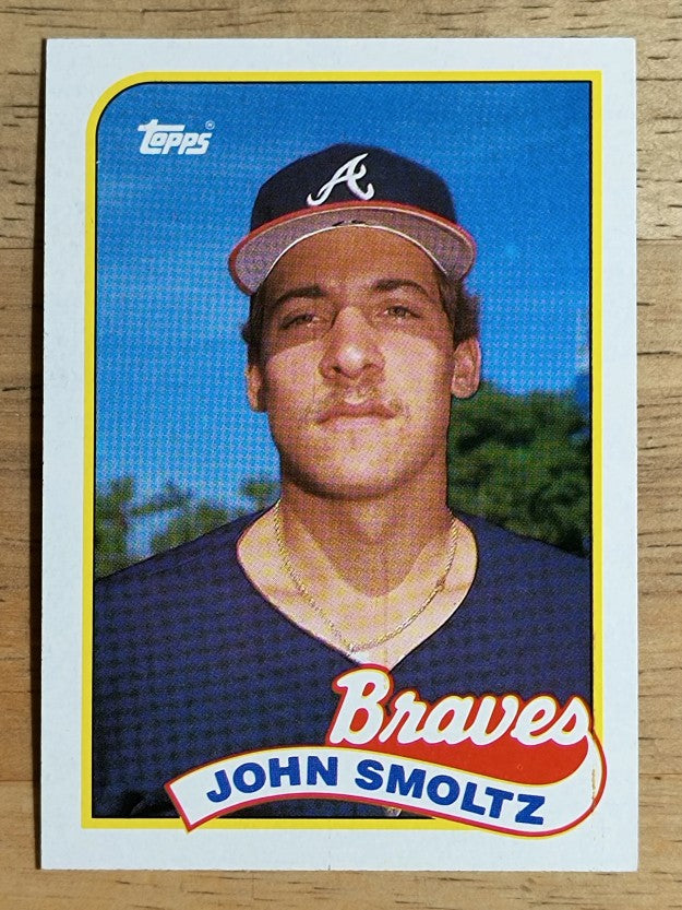 1989 Topps #382 John Smoltz RC
