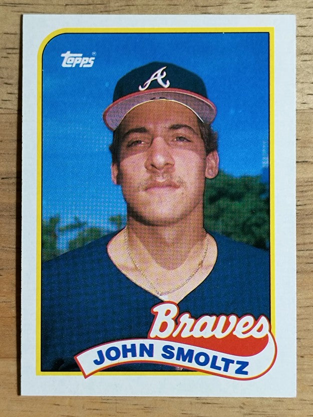 1989 Topps #382 John Smoltz RC