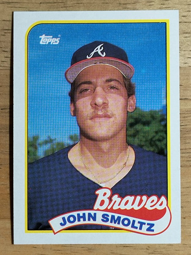 1989 Topps #382 John Smoltz RC