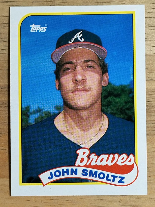 1989 Topps #382 John Smoltz RC