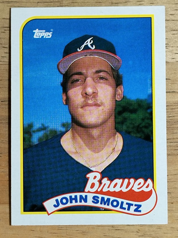 1989 Topps #382 John Smoltz RC