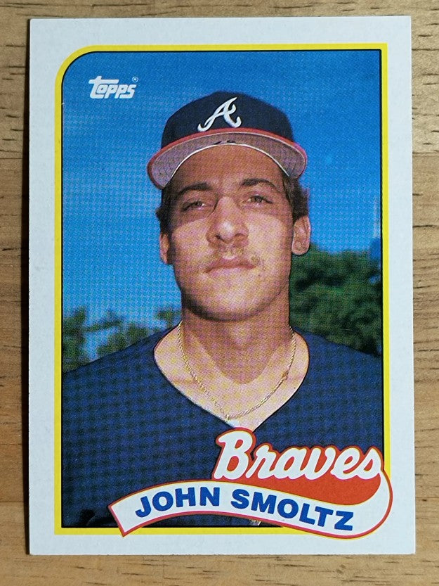 1989 Topps #382 John Smoltz RC