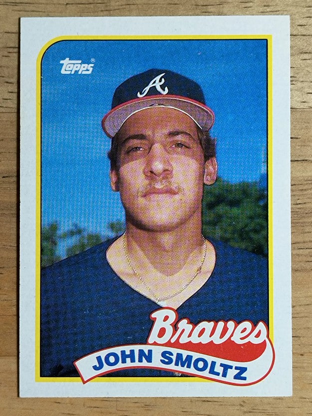 1989 Topps #382 John Smoltz RC