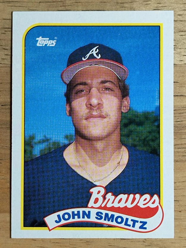 1989 Topps #382 John Smoltz RC