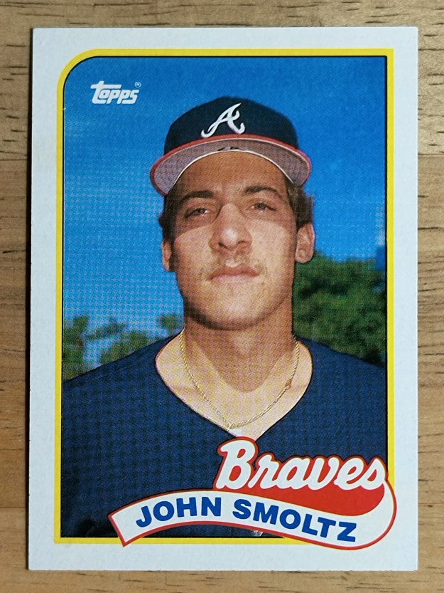 1989 Topps #382 John Smoltz RC