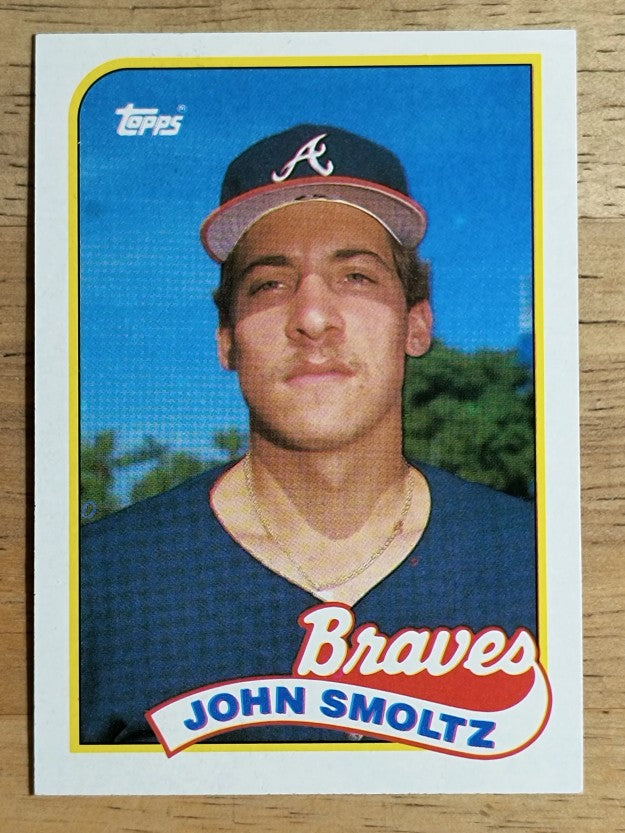 1989 Topps #382 John Smoltz RC