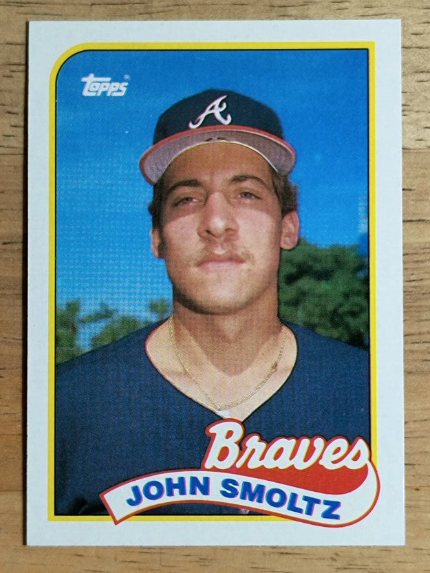 1989 Topps #382 John Smoltz RC