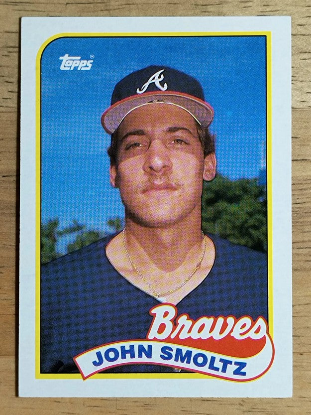 1989 Topps #382 John Smoltz RC