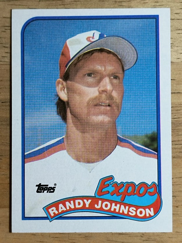 1989 Topps #647 Randy Johnson RC