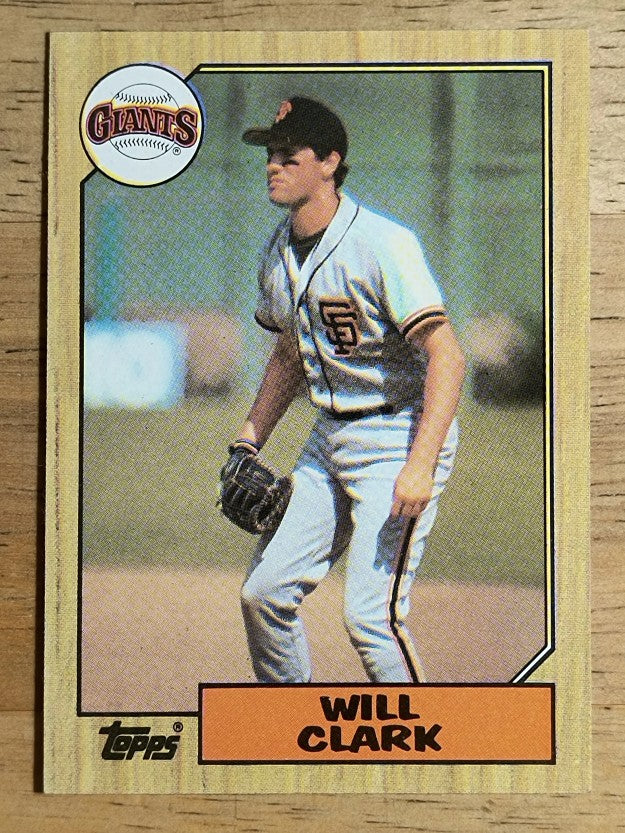 1987 Topps #420 Will Clark RC