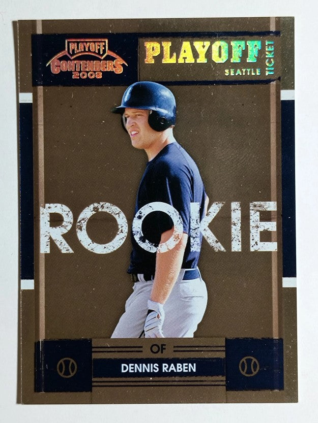 2008 Playoff Contenders Playoff Ticket #19 Dennis Raben