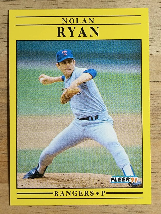 1991 Fleer #302 Nolan Ryan