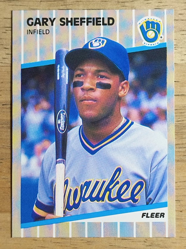 1989 Fleer #196 Gary Sheffield RC