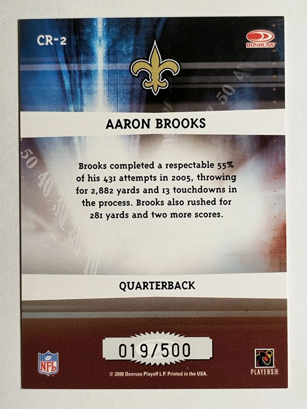 2006 Donruss Elite Chain Reaction Black #2 Aaron Brooks