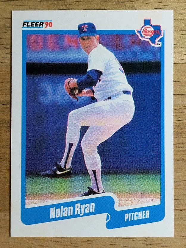 1990 Fleer #313 Nolan Ryan