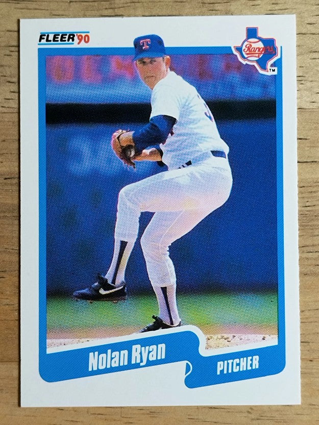1990 Fleer #313 Nolan Ryan