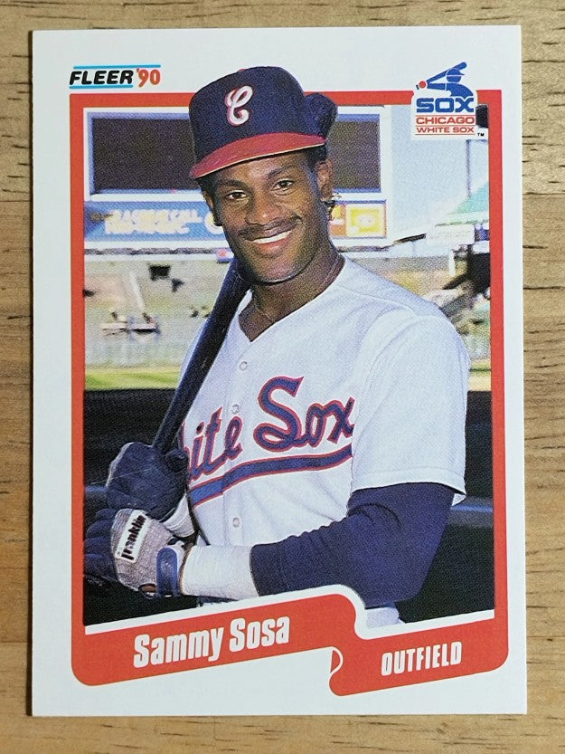 1990 Fleer #548 Sammy Sosa RC
