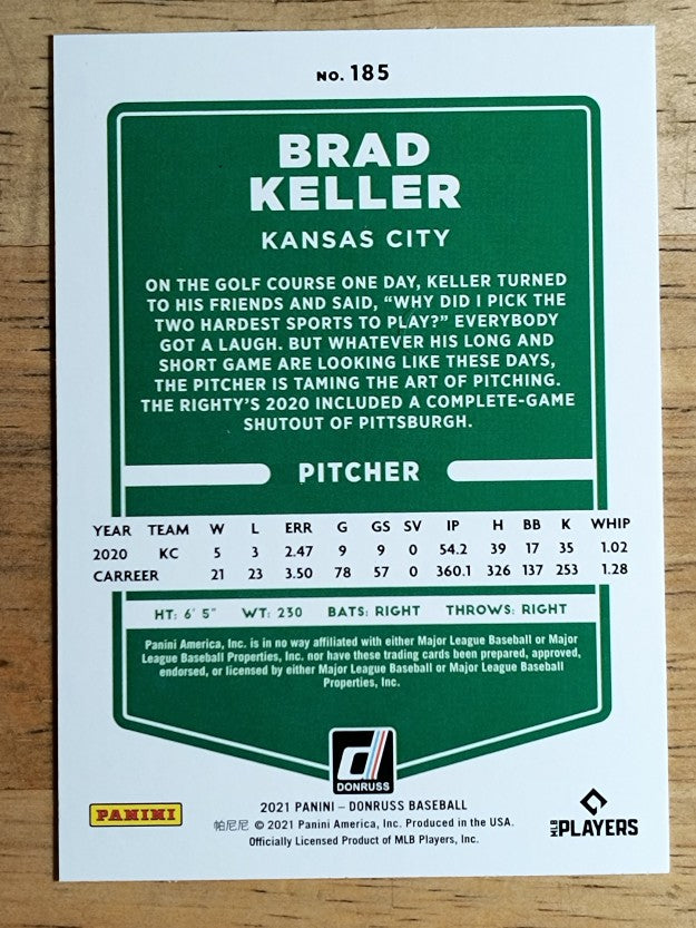 2021 Donruss #185 Brad Keller