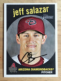 2008 Topps Heritage #431 Jeff Salazar SP