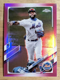 2021 Topps Chrome Magenta Refractors #190 Amed Rosario