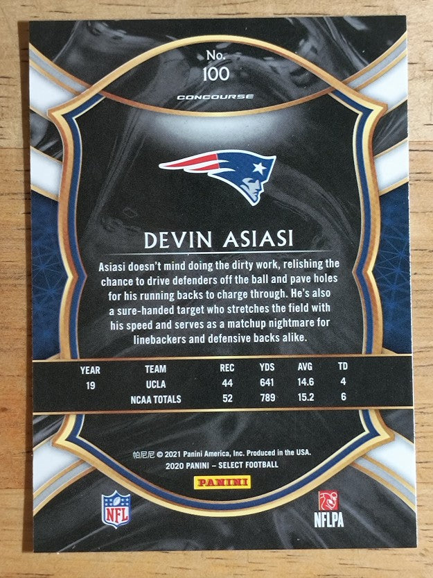 2020 Select #100 Devin Asiasi RC